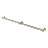  Cube Design Collection Smooth 3 Post Grab Bar in Polished Nickel, 44-1/4'' W x 3'' D x 2-1/4'' H