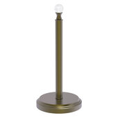  Clearview Collection Contemporary Countertop Paper Towel Stand in Antique Brass, 6-1/2'' Diameter x 14'' H