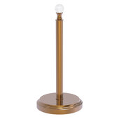  Clearview Collection Contemporary Countertop Paper Towel Stand in Brushed Bronze, 6-1/2'' Diameter x 14'' H