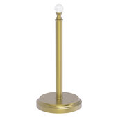  Clearview Collection Contemporary Countertop Paper Towel Stand in Satin Brass, 6-1/2'' Diameter x 14'' H