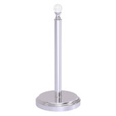  Clearview Collection Contemporary Countertop Paper Towel Stand in Satin Chrome, 6-1/2'' Diameter x 14'' H
