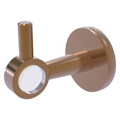  Clearview Collection Robe Hook with Smooth Accent in Brushed Bronze, 2-5/8'' W x 3-13/16'' D x 3-5/16'' H