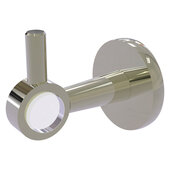  Clearview Collection Robe Hook with Smooth Accent in Polished Nickel, 2-5/8'' W x 3-13/16'' D x 3-5/16'' H