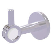  Clearview Collection Robe Hook with Dotted Accents in Satin Chrome, 2-5/8'' W x 3-13/16'' D x 3-5/16'' H