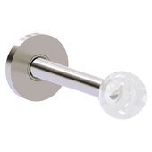  Clearview Collection Retractable Wall Hook in Satin Nickel, 2'' Diameter x 3-3/4'' D x 2'' H