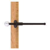  Clearview Collection Retractable Pullout Garment Rod in Oil Rubbed Bronze, 1-7/8'' Diameter x 10-1/8'' D x 1-7/8'' H