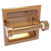  Clearview Collection Recessed Toilet Paper Holder with Smooth Accent in Brushed Bronze, 6-3/16'' W x 4-3/16'' D x 6-1/8'' H