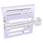  Clearview Collection Recessed Toilet Paper Holder with Smooth Accent in Polished Chrome, 6-3/16'' W x 4-3/16'' D x 6-1/8'' H