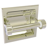  Clearview Collection Recessed Toilet Paper Holder with Smooth Accent in Polished Nickel, 6-3/16'' W x 4-3/16'' D x 6-1/8'' H