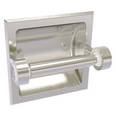  Clearview Collection Recessed Toilet Paper Holder with Smooth Accent in Satin Nickel, 6-3/16'' W x 4-3/16'' D x 6-1/8'' H