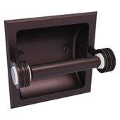  Clearview Collection Recessed Toilet Paper Holder with Dotted Accents in Antique Bronze, 6-3/16'' W x 4-3/16'' D x 6-1/8'' H