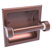 Clearview Collection Recessed Toilet Paper Holder with Grooved Accents in Antique Copper, 6-3/16'' W x 4-3/16'' D x 6-1/8'' H