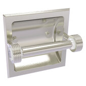  Clearview Collection Recessed Toilet Paper Holder with Grooved Accents in Satin Nickel, 6-3/16'' W x 4-3/16'' D x 6-1/8'' H
