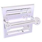  Clearview Collection Recessed Toilet Paper Holder with Twisted Accents in Polished Chrome, 6-3/16'' W x 4-3/16'' D x 6-1/8'' H