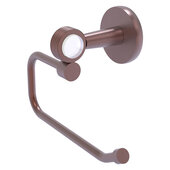  Clearview Collection Euro Style Toilet Tissue Holder with Grooved Accents in Antique Copper, 7-3/4'' W x 3-13/16'' D x 5-7/8'' H
