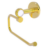 Clearview Collection Euro Style Toilet Tissue Holder with Twisted Accents in Polished Brass, 7-3/4'' W x 3-13/16'' D x 5-7/8'' H