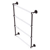  Clearview Collection 4-Tier 24'' Ladder Towel Bar with Smooth Accent in Antique Bronze, 26-5/8'' W x 4-5/8'' D x 35-13/16'' H