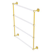  Clearview Collection 4-Tier 30'' Ladder Towel Bar with Smooth Accent in Polished Brass, 32-5/8'' W x 4-5/8'' D x 35-13/16'' H