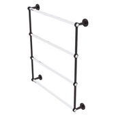  Clearview Collection 4-Tier 30'' Ladder Towel Bar with Smooth Accent in Venetian Bronze, 32-5/8'' W x 4-5/8'' D x 35-13/16'' H