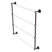  Clearview Collection 4-Tier 36'' Ladder Towel Bar with Smooth Accent in Antique Bronze, 38-5/8'' W x 4-5/8'' D x 35-13/16'' H