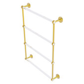  Clearview Collection 4-Tier 24'' Ladder Towel Bar with Dotted Accents in Polished Brass, 26-5/8'' W x 4-5/8'' D x 35-13/16'' H