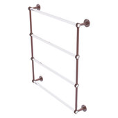  Clearview Collection 4-Tier 30'' Ladder Towel Bar with Dotted Accents in Antique Copper, 32-5/8'' W x 4-5/8'' D x 35-13/16'' H