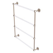 Clearview Collection 4-Tier 30'' Ladder Towel Bar with Dotted Accents in Antique Pewter, 32-5/8'' W x 4-5/8'' D x 35-13/16'' H