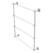  Clearview Collection 4-Tier 30'' Ladder Towel Bar with Dotted Accents in Satin Nickel, 32-5/8'' W x 4-5/8'' D x 35-13/16'' H