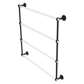  Clearview Collection 4-Tier 36'' Ladder Towel Bar with Dotted Accents in Oil Rubbed Bronze, 38-5/8'' W x 4-5/8'' D x 35-13/16'' H