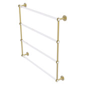  Clearview Collection 4-Tier 36'' Ladder Towel Bar with Dotted Accents in Satin Brass, 38-5/8'' W x 4-5/8'' D x 35-13/16'' H