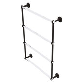  Clearview Collection 4-Tier 24'' Ladder Towel Bar with Grooved Accents in Oil Rubbed Bronze, 26-5/8'' W x 4-5/8'' D x 35-13/16'' H