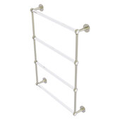  Clearview Collection 4-Tier 24'' Ladder Towel Bar with Grooved Accents in Polished Nickel, 26-5/8'' W x 4-5/8'' D x 35-13/16'' H