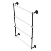 Clearview Collection 4-Tier 24'' Ladder Towel Bar with Grooved Accents in Venetian Bronze, 26-5/8'' W x 4-5/8'' D x 35-13/16'' H