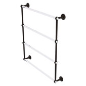  Clearview Collection 4-Tier 30'' Ladder Towel Bar with Grooved Accents in Oil Rubbed Bronze, 32-5/8'' W x 4-5/8'' D x 35-13/16'' H