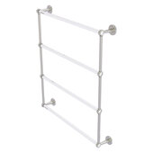  Clearview Collection 4-Tier 30'' Ladder Towel Bar with Grooved Accents in Satin Nickel, 32-5/8'' W x 4-5/8'' D x 35-13/16'' H