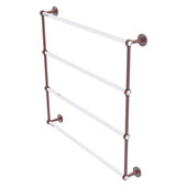 Clearview Collection 4-Tier 36'' Ladder Towel Bar with Grooved Accents in Antique Copper, 38-5/8'' W x 4-5/8'' D x 35-13/16'' H