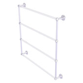  Clearview Collection 4-Tier 36'' Ladder Towel Bar with Grooved Accents in Satin Chrome, 38-5/8'' W x 4-5/8'' D x 35-13/16'' H