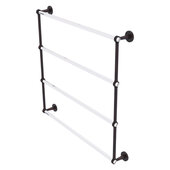  Clearview Collection 4-Tier 36'' Ladder Towel Bar with Grooved Accents in Venetian Bronze, 38-5/8'' W x 4-5/8'' D x 35-13/16'' H