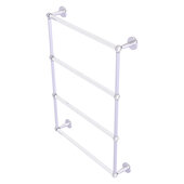  Clearview Collection 4-Tier 24'' Ladder Towel Bar with Twisted Accents in Satin Chrome, 26-5/8'' W x 4-5/8'' D x 35-13/16'' H