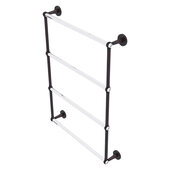  Clearview Collection 4-Tier 24'' Ladder Towel Bar with Twisted Accents in Venetian Bronze, 26-5/8'' W x 4-5/8'' D x 35-13/16'' H