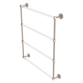  Clearview Collection 4-Tier 30'' Ladder Towel Bar with Twisted Accents in Antique Pewter, 32-5/8'' W x 4-5/8'' D x 35-13/16'' H