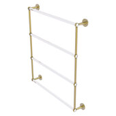  Clearview Collection 4-Tier 30'' Ladder Towel Bar with Twisted Accents in Unlacquered Brass, 32-5/8'' W x 4-5/8'' D x 35-13/16'' H