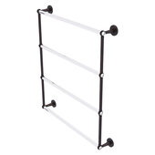  Clearview Collection 4-Tier 30'' Ladder Towel Bar with Twisted Accents in Venetian Bronze, 32-5/8'' W x 4-5/8'' D x 35-13/16'' H