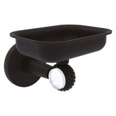  Clearview Collection Wall Mounted Soap Dish Holder with Twisted Accents in Oil Rubbed Bronze, 4-3/8'' W x 3-5/8'' D x 4-13/16'' H