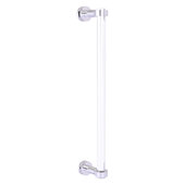  Clearview Collection 18'' Single Side Shower Door Pull with Smooth Accent in Polished Chrome, 19'' W x 4'' D x 1-11/16'' H