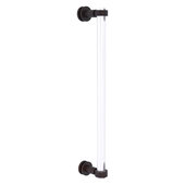  Clearview Collection 18'' Single Side Shower Door Pull with Smooth Accent in Venetian Bronze, 19'' W x 4'' D x 1-11/16'' H