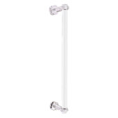  Clearview Collection 18'' Single Side Shower Door Pull with Twisted Accents in Polished Chrome, 19'' W x 4'' D x 1-11/16'' H