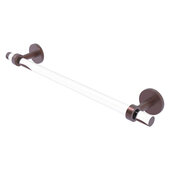  Clearview Collection 18'' Towel Bar with Smooth Accent in Antique Copper, 22'' W x 2-5/8'' D x 3-13/16'' H