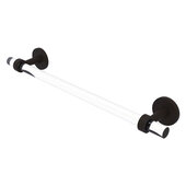  Clearview Collection 36'' Towel Bar with Smooth Accent in Oil Rubbed Bronze, 40'' W x 2-5/8'' D x 3-13/16'' H