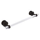  Clearview Collection 18'' Shower Door Towel Bar with Smooth Accent in Oil Rubbed Bronze, 22'' W x 5-1/8'' D x 2-5/8'' H